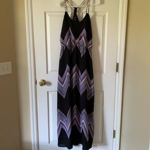 Black maxi dress